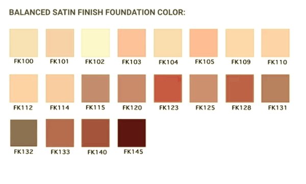 【在庫あり/即出荷可】 SATIN BALANCED FINISH Cosmetics Samples Angel – FOUNDATION ファンデーション