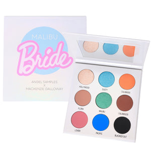 ANGEL SAMPLES X MACKENZIE GALLOWAY MALIBU BRIDE EYESHADOW PALETTE